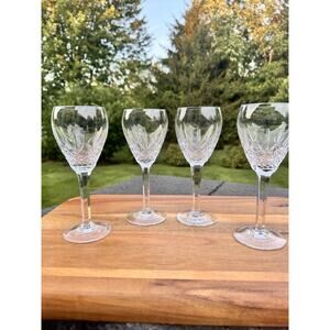 Waterford Marquis Laurent Pattern 6 Oz Crystal Wine Glass 7-1/8”~set Of 4